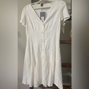 Universal Thread White Flutter Sleeve Sundress